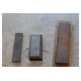 3 Vintage Sharpening Stones