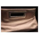 Michael Kors Metallic Leather Clutch Bag