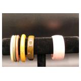 Bakelite and Plastic Bangle Bracelets