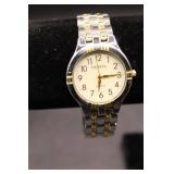 Geneva Quartz Two-Tone Stainless Steel Watch