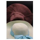 Two Womenï¿½s Sun Hats from Scala Collezione and Sim