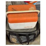 Two Vintage Coolers Including Alcoa-Branded Bag Co