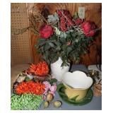 Home Decor Collection with Ceramic Planter