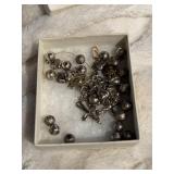 Broken Necklace with Assorted Beads and Charms