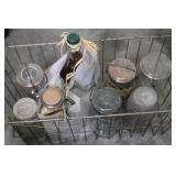 Ball and Atlas Mason Jars With Wire Rack