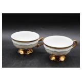 2 Porcelain China Tea Cups