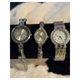 Three Womenï¿½s Quartz Wristwatches