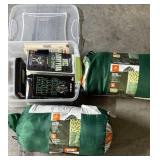 Sleeping Bags and VHS Movie Lot