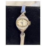 Waltham 14K White Gold Ladies Wristwatch