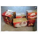 Poinsettia & Ribbons Porcelain Holiday Serving Set