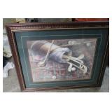 Framed Golf-Themed Print in Decorative Frame
