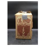 Vintage Anchor Hocking Oil Lamp w\Original Box