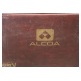 Alcoa-Branded Leather Sample Case with Locking Mec