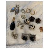 Earrings and Pins with Mixed Styles