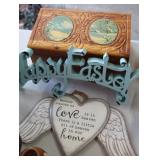 Wooden Jewelry Box, Easter Decor, and Memorial Sig