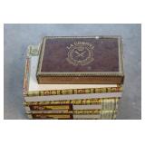 Empty La Corona and Punch Cigar Boxes