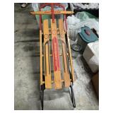 Fast-Trak Snowsport Wooden Sled with Steel Runners