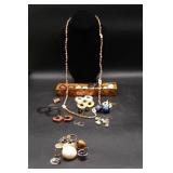 Vintage Earrings in Various Materials and Designs