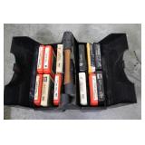 8-Track Tapes in Storage Case