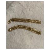 18kt Yellow Gold Broken Chain Bracelet