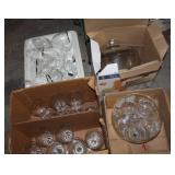 Glassware Including Cake Stand