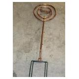 Copper and Metal Garden Weathervane with Green For