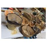 20 Wicker /Wood Vintage Baskets