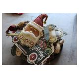 Christmas Decorations and Tires Lot