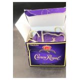 Crown Royal Purple Velvet Bags With Gold Accents