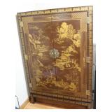Vintage Drexel Heritage Illuminated Chinoiserie++