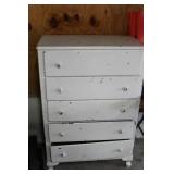 White Painted Dresser With Contents Included