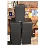 DCM Floor Speakers and 1 Bookshelf Speaker DCM Floor Speakers and 1 Bookshelf Speaker