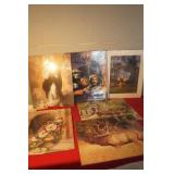Poster Print Artwork Lot x 6 Poster Print Artwork Lot x 6