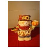 Scarecroww Jar with Measuring Spoons, Etc Scarecroww Jar with Measuring Spoons, Etc