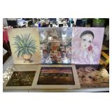 Art Print Lot x 6 Art Print Lot x 6