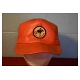 Vtg Marlin Firearms Faux Leather Ball Cap Vtg Marlin Firearms Faux Leather Ball Cap
