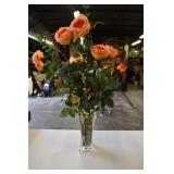 Vase with Faux Flowers Glued In Vase with Faux Flowers Glued In