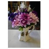 Vase with Faux Flowers Vase with Faux Flowers