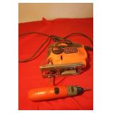 Jigsaw and Cordless Screwdriver Jigsaw and Cordless Screwdriver