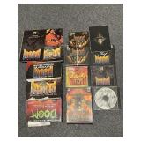 6pc. Doom PC Games & 3 Strategy Guides