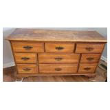 Solid Wood 9 Drawer Chest