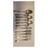 11 Pieces of Stamped/Tested Sterling