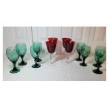 Libbey Teardrop Juniper Glasses