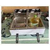 DBL Deep Fryer W/Bottle of Canola Oil-Like New