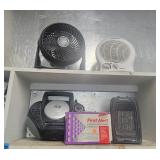 Fans, Heater & Radio for Shop