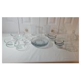 Collection of Clear Glass- Apothecary Jars