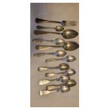 12 Pieces of Stamped/Tested Sterling