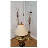 Table Lamp & 2 Floor Lamps