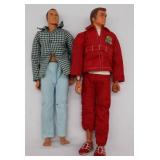 Vtg Six Million Dollar Man Figures