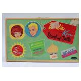Vtg Barbie & Ken Stand-up Paper Doll Set+